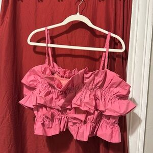 SHEIN Ruffled Tank Top